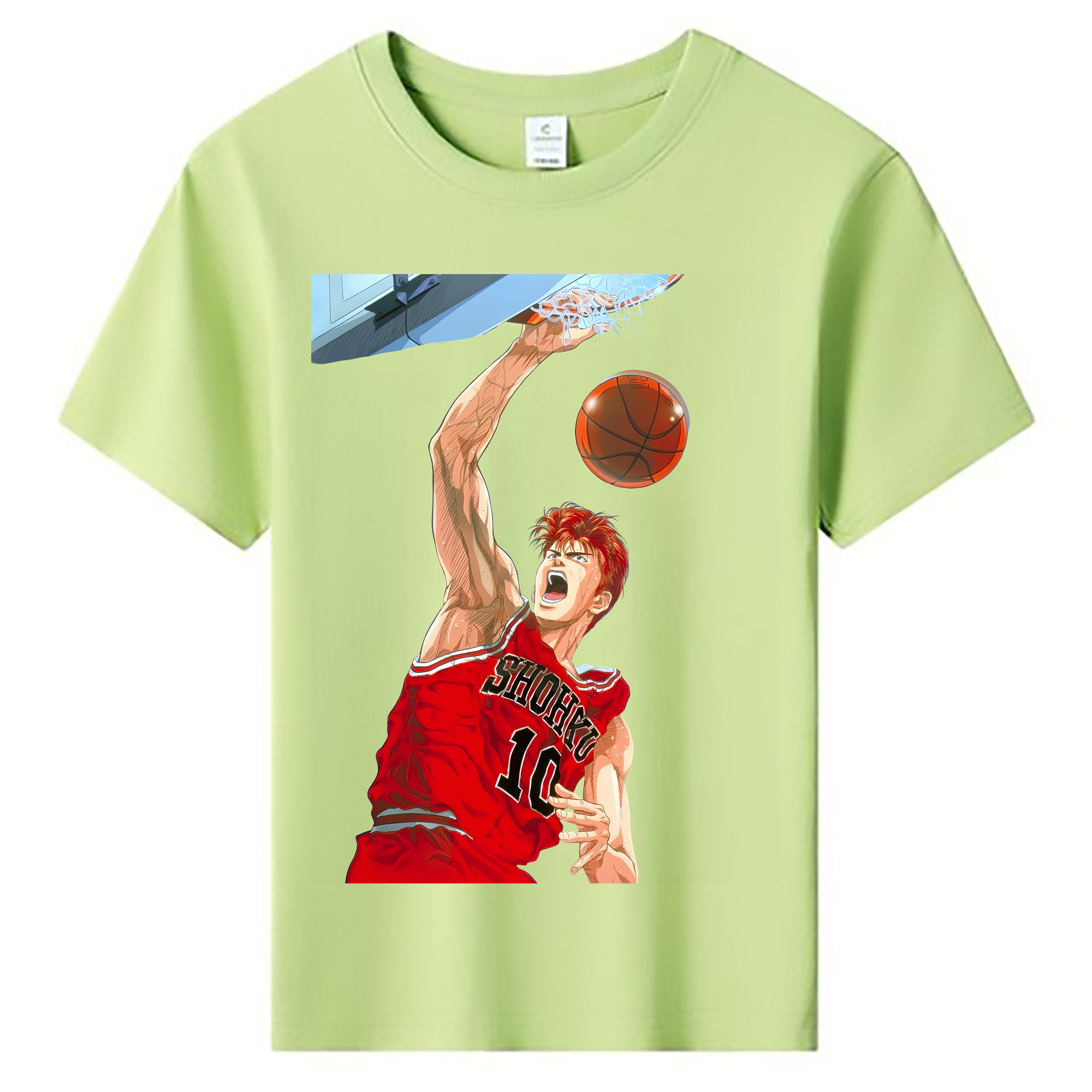 （画像用） SLAM DUNK／スラムダンク 綿100％キッズTシャツ（フロントプリント）